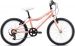 Dviratis Romet Jolene 20 KID 1 2024 coral-baltas