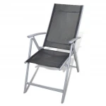 Sodo baldų komplektas iš aliuminio, 4 kėdės
