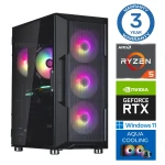 Intop Aqua Ryzen 5 7600X 16GB DDR5 2TB SSD M.2 NVME+2TB RTX4060 8GB WIN11Pro