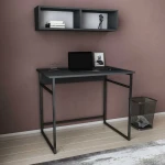 Kalune Design Darbo stalas Hussum - Juodas, Anthracite