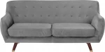 Beliani 3-asmens sofa velour pilka BDO