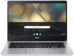 Nešiojamas kompiuteris „Acer Chromebook 314“ (CB314-2H-K7E8) 14 colių „Full HD“, „MediaTek MT8183“, 4 GB RAM, 128 GB „eMMC“, „Google Chrome“ OS
