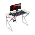 Žaidimų stalas Huzaro Hero 1.7 RGB White, baltas