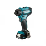 Akumuliatorinis atsuktuvas Makita DF033DWAE, 12V MAX, 2x2.0 Ah Li-ion 30/14 Nm, 0.88kg, 1/4, 2 greičių LED