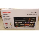 Televizorius Sharp | 50FP1EA | 50" (126cm) | Smart TV | Android TV | 4K UHD | PAŽEISTA PAKUOTĖ, UNPACKED, USED, SCRATCHED ON SIDE, SPACES BETWEEN SCREEN AND FRAME