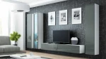 Cama Living room cabinet set VIGO 2 baltas/pilkas gloss