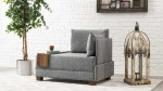 Kalune Design 1 sėdynės sofa Fly Armchair Right - Pilkas