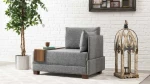 Kalune Design 1 vietos sofa Fly Armchair Right - Pilkas