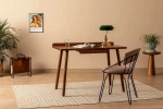 Kalune Design Darbo stalas Novak - Dark Walnut