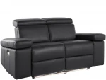 Dvivietė sofa Loft24 Rayland, juoda