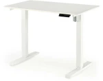 B53 desk with adjustable height, baltas