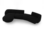 Modulinė sofa Micadoni Miley, juoda