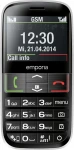 Mobilus telefonas Emporia V50 Juoda/Sidabrinė