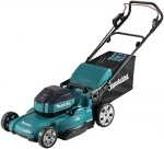 Makita LM002JM101 akumuliatorinė vejapjovė 64Vmax, BL6440, DC64WA, BL-motor, 53cm, 4/1 (Pjovimas/Surinkimas/Mulčiavimas/Galinis išmetimas) Plastikinis korpusas.