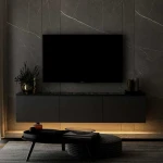 TV staliukas Kalune Design TV stalas Neon Illuminated - Anthracite