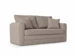 Sofa Micadoni Home Lido 2S, smėlio spalvos