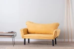 Kalune Design 2 vietų sofa-lova Chatto - Mustard