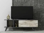 TV staliukas Kalune Design TV stalas Liberty - Anthracite, Marble