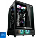 Stacionarus kompiuteris Komputer Thermaltake Thermaltake Triton V2 Juodas, gaming PC (juodas/transparent, Windows 11 Home 64-bit)