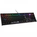 Mechaninė klaviatūra Ducky One 2 RGB, PBT, MX Speed Silver, DE išdėstymas