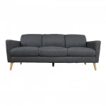 Sofa Home4you Kaili, 83x200x84 cm, pilka