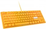 Ducky One 3 Geltona TKL Klaviatūra žaidimams, RGB LED - MX-Silent-Raudona (US)