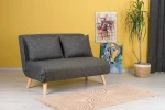 Hanah Home 2 vietų sofa-lova Folde 2-Seater - Dark Pilkas