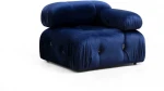 Hanah Home 1 sėdynės sofa Bubble 1R - Velvet Mėlyna