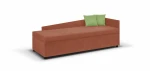 Sofa Bellezza Jung A43 A42, oranžinė