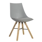 2-jų kėdžių komplektas Seiko, pilkos/ąžuolo spalvos