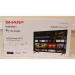 Televizorius Išparduodama. Sharp 40FH2EA 40" (101cm) Full HD Android Frameless TV, PAŽEISTA PAKUOTĖ | Sharp | 40FH2EA | 40" (101 cm) | Smart TV | Android TV | FHD | Juodas | PAŽEISTA PAKUOTĖ