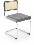K504 chair, pilkas / juodas