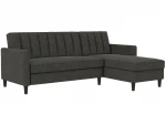 Trivietė sofa-lova Dorel Home Celine, pilka