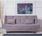 Kalune Design 3 vietų sofa-lova Kelebek - Pilkas
