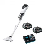 Makita CL003GD203 Akumuliatorinis dulkių siurblys 40V XGT, 125W, cikloninis, 2X2,5Ah, Baltas