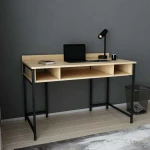 Kalune Design Darbo stalas Alma - Juodas, Oak