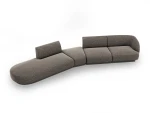 Modulinė sofa Micadoni Miley, ruda