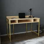 Kalune Design Darbo stalas Alma - Gold, Oak