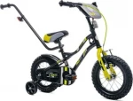 Dviatis vaikams Sun Baby Tiger Bike 16, juodas/geltonas