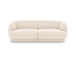 Sofa Micadoni Home Miley 184x85x74 cm, smėlio spalvos