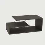 Kavos staliukas Asir, 100x40x50cm, juodas