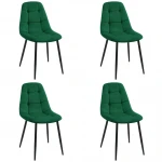 4-ių kėdžių komplektas Akord SJ.1, žalias