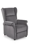 Fotelis AGUSTIN 2 recliner, color: pilkas