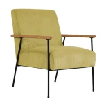 Fotelis Jade, 63x75,5x85,5cm, geltonas