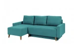 Kampinė sofa Oviedo, mėlyna