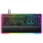 Razer | Mechaninė klaviatūra žaidimams | BlackWidow V4 Pro | Klaviatūra žaidimams | su laidu | RGB LED pašvietimas | NORD | Juodas | Skaičių klaviatūra | Žalias Switches