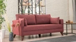 Kalune Design 2 vietų sofa Bella Sofa For 2 Pr - Claret Raudona