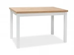 Signal Meble ADAM TABLE LANCELOT OAK / Baltas MAT 100x60