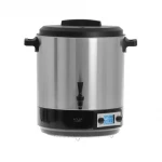 Adler | Electric pot/Cooker | AD 4496 | 2600 W | 28 L | Nerūdijantis plienas/Juodas