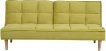 Beliani Sulankstoma sofa žalia SILJAN